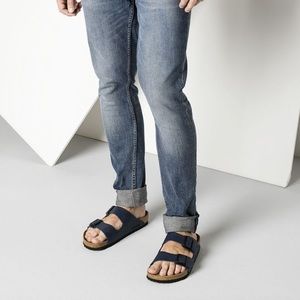 Birkenstock Mens Arizona Navy Blue 